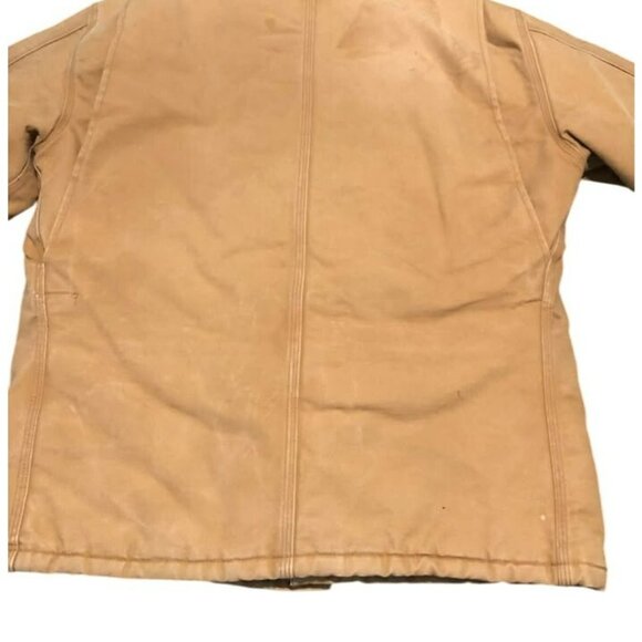 Vintage CARHARTT C03 BRN Quilt Lined Duck Canvas Jacket Coat Men Size 40 Regular - Picture 5 of 10